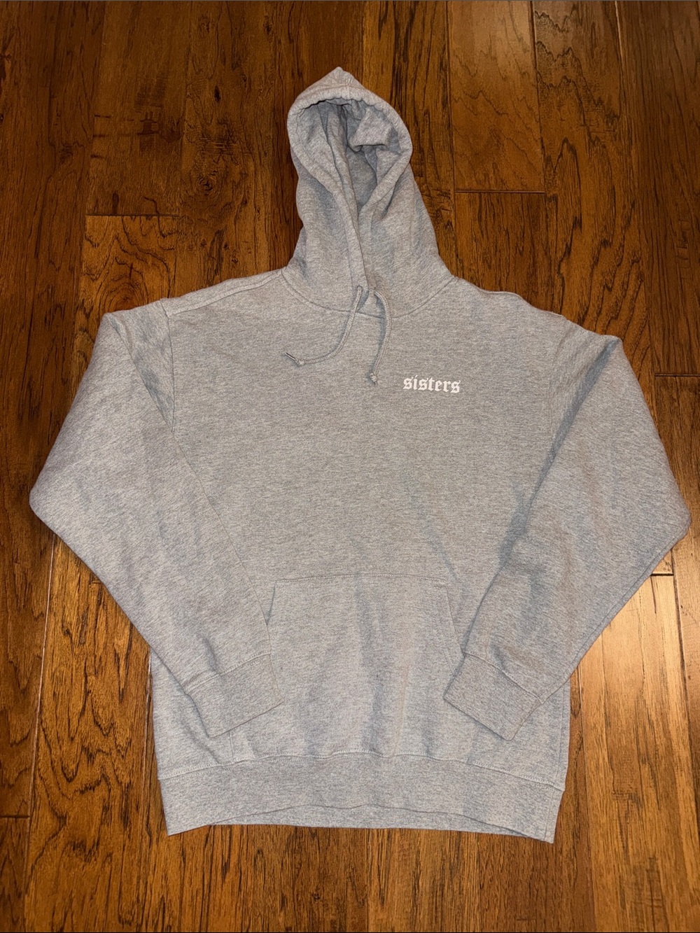 James Charles Sisters Graphic Hoodie Gray Pullover Sweatshirt Women’s